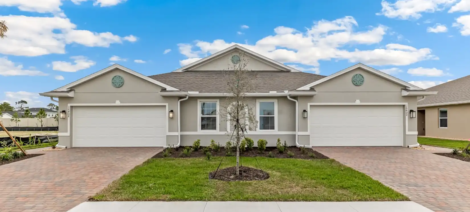 D.R. Horton Carrington Twin Villa Model Floorplan at West Port in Port Charlotte FL