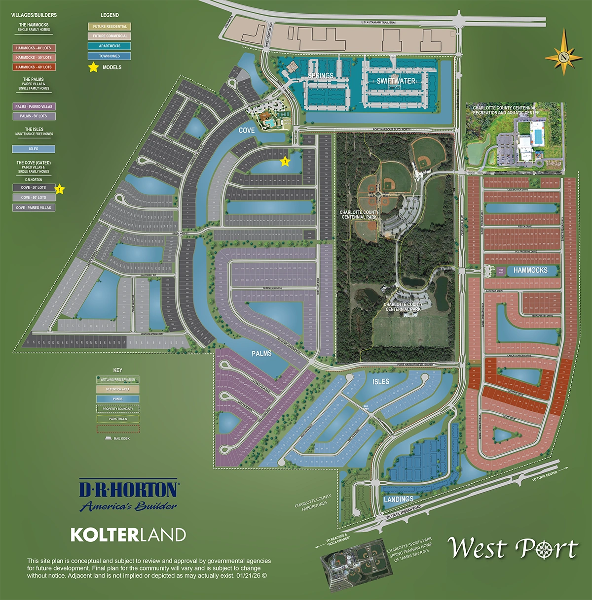 West Port Site Plan Port Charlotte Fl